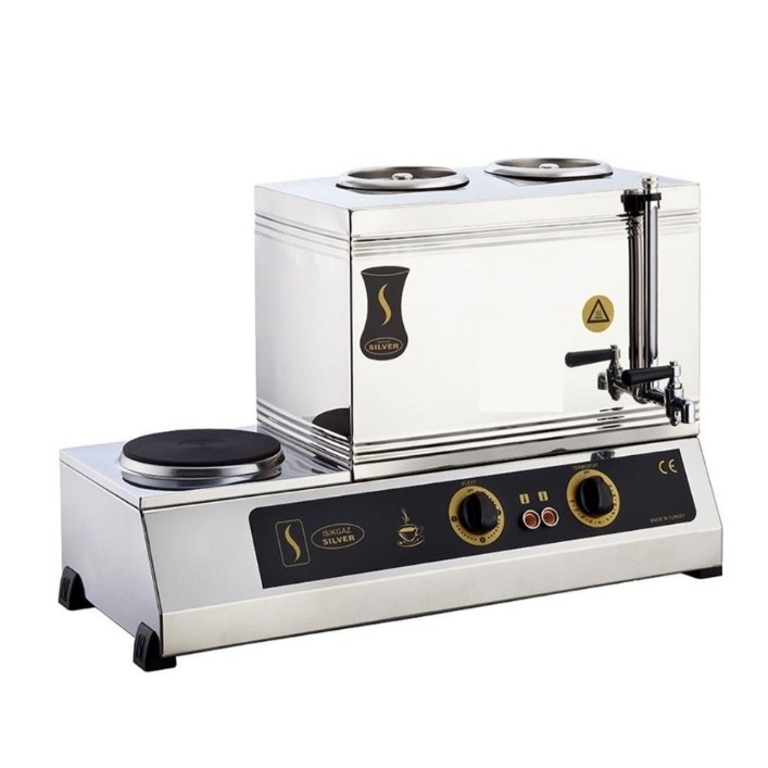 40 LIK 2 DEMLİK ELEKTRİKLİ PLEYTLİ ÇAY KAZANI