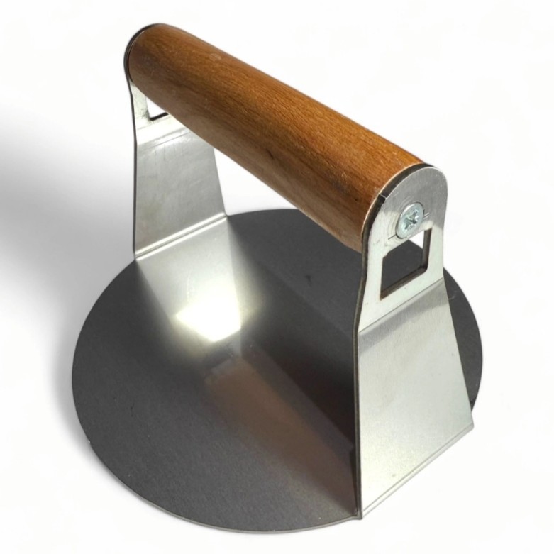 YUVARLAK SMASH HAMBURGER PRESİ 16CM (3MM-304)