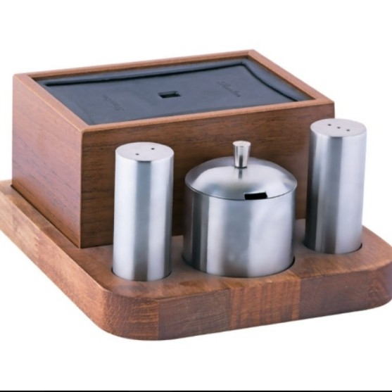 MASA ÜSTÜ TUZLUK TAKIM AHŞAP ALT VABTS-2013