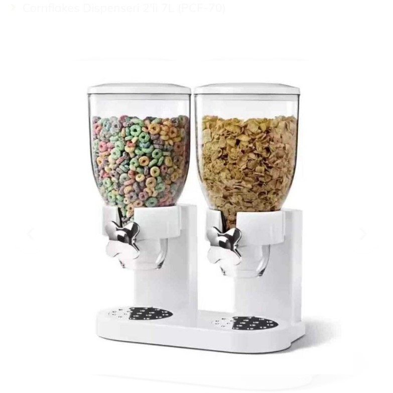 CORNFLAKES DİSPENSERİ 2'Lİ - 7L (PCF-70)