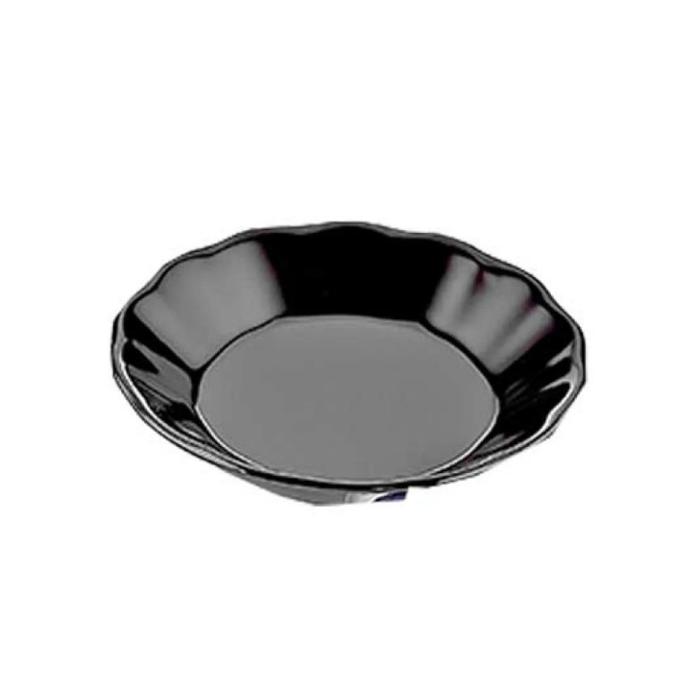11 CM KIRILMAZ ÇAY TABAK SİYAH