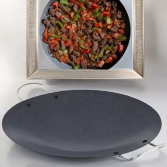 TEFLONLU SAÇ KAVURMA 22 CM