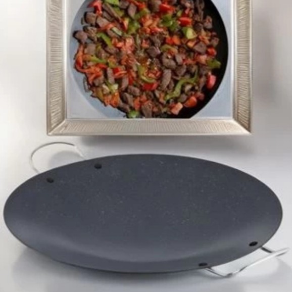 TEFLONLU SAÇ KAVURMA 32 CM