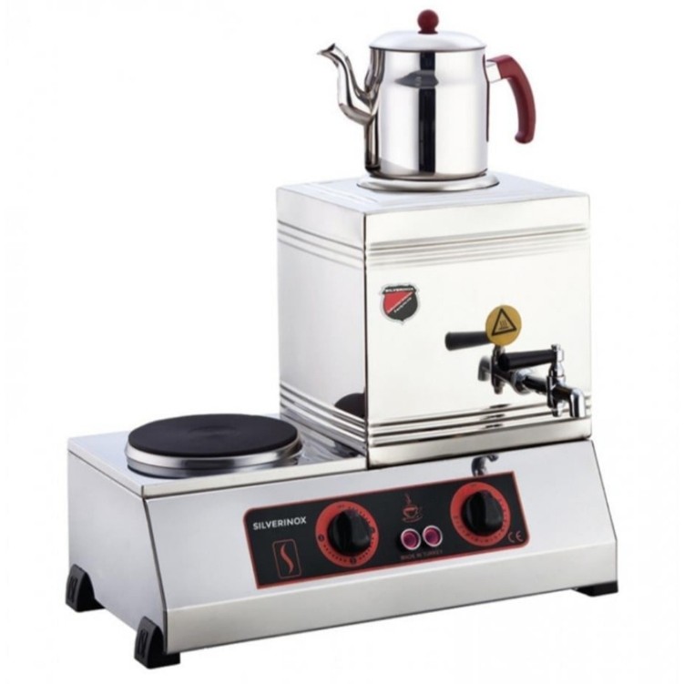 15 LİK 1 DEMLİKLİ ELEKTRİKLİ PLEYTLİ ÇAY OCAK