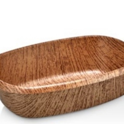 VARAN KÜÇÜK AHŞAP DESEN EKMEK SEPETİ 6013