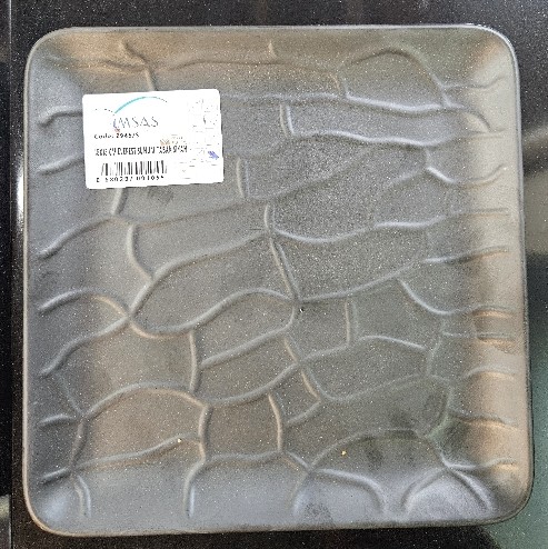 18X18 EVERST SUNUM TABAK SİYAH