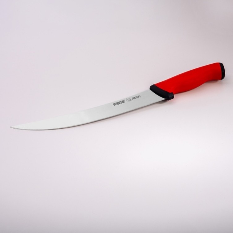 DUO KIVRIK KASAP BIÇAĞI 26 CM KIRMIZI