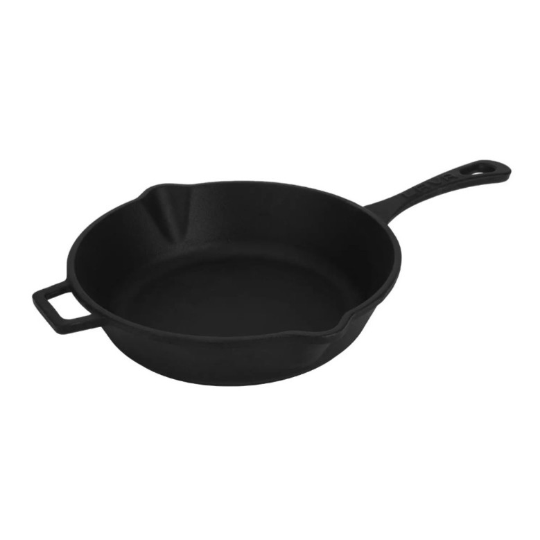 YUVARLAK KIZARTMA TAVASI ÇAP (Ø) 24 METAL SAPLI ECO