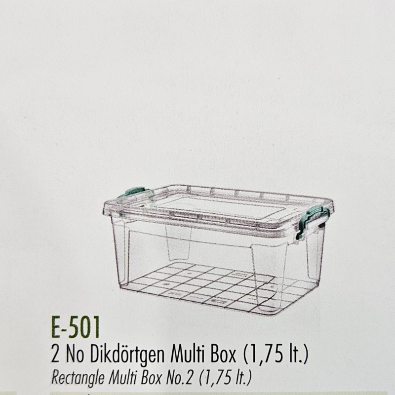 2 NO DİKDÖRTGEN MULTİ  BOX