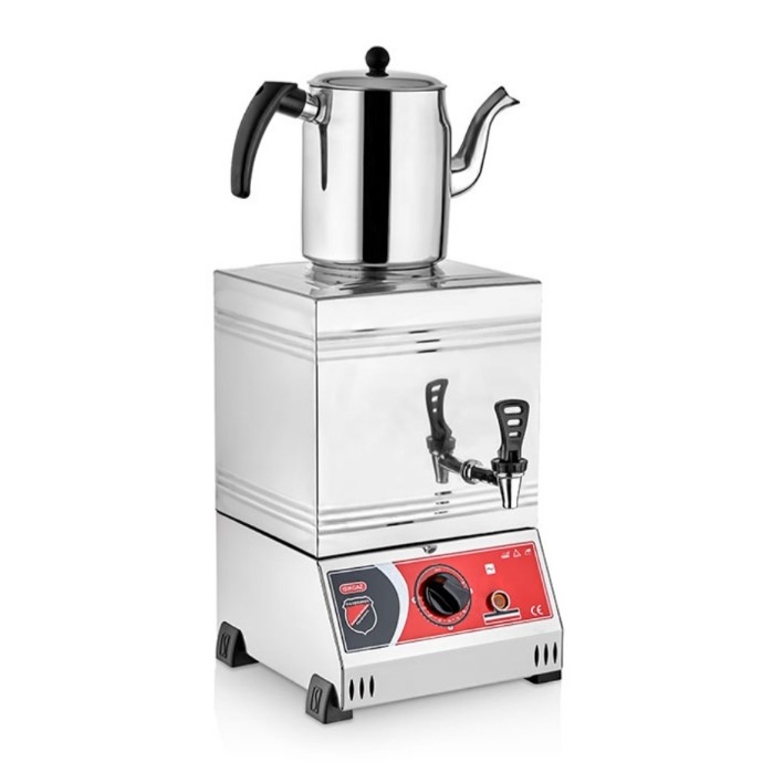 15 LİK 1 DEMLİKLİ ELEKTRİKLİ PLEYTSİZ ÇAY KAZANI